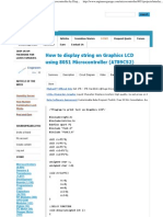 Interfacing Graphics LCD (GLCD) With 8051 Microcontroller by Displaying String On It123