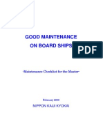 Class NK Good Maintenance Onboard Ships