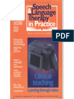 Speech & Language Therapy in Practice, Spring 1998