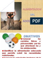 Alimentacion de Los Adolescentes