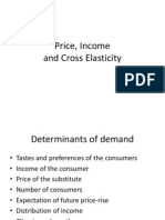 Price, Income and Cross Elasticity