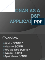 Sonar As A DSP Application