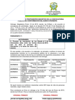 Acta de Cierre de Proponentes Inscritos en La Convocatoria Publica de Conformacion Del Banco Oferente