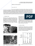 Design of Helical Pier Foundations in Frozen Ground