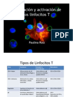 10 Maduracion y Activacion de Los Linfocitos T