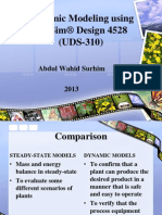 Dynamic Modeling Using UniSim Design 2013eng