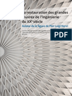 La Restauration Des Grandes Oeuvres D'ingénierie Du XXème Siècle - Autour de La Figure de Pier Luigi Nervi EPFL