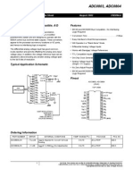 ADC0803, ADC0804: 8-Bit, Microprocessor-Compatible, A/D Converters Features