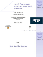 ECE750 F2008 Algorithms2