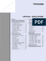 Toyocom Cristal Oscillators