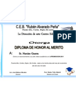 Diploma de Honor