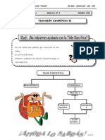 Iii Bim - Leng - Guia Nº3 - Tildación Diacritica Ii