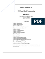 Unix and Shell Programming Solutions