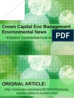 Crown Capital Eco Management Environmental News