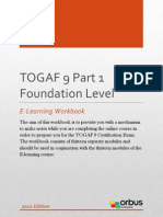 TOGAF 9 Part 1 Foundation Level E-Learning Workbook