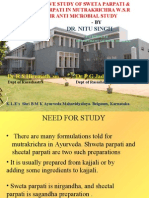 Comparative Study of Sweta Parpati & Sheetal Parpati in Mutrakrichra W.S.R To Their Anti Microbial Study
