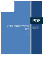 ABAP ALV Programming