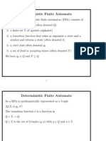 Deterministic Finite Automata