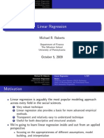 Linear Regression Slides