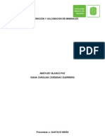 Aglomeración y Calcinación de Minerales