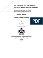 Implementing and Comparing DSR and DSDV Routing Protocols For Mobile Ad Hoc Networking