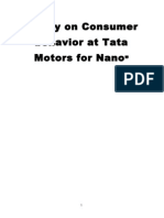 Consumer Behaviour - Tata Motors