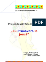 Proiect-De-Activitate-Integrata DLC Dos - Surprizele Primaverii, Gradina Cu Flori