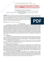 Finite Element Analysis On Temperature Distribution of Turning Process