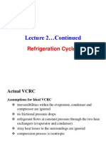 Lecture 3. Refrigeration Cycles 2