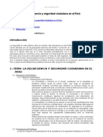 Delincuencia y Seguridad Ciudadana Peru