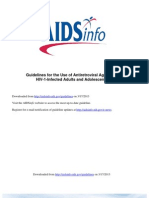 NIH Aids Info HIV Treatment Guidelines Adultandadolescentgl