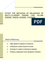 Study The Methods of Balancing of Multi-Cylinder Engine