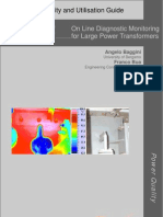 On-Line Diagnostic Monitoring For Large Power Transformers