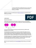 Atomic and Ionic Radius