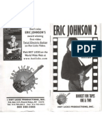 Eric Johnson - The Fine Art of Guitar Booklet PDF