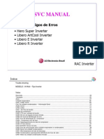 Codigos de Erros Troubleshooting Inverter Split