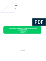 Metabolic Precautions and ER Reccomendations (Parikh, MD, 2007)