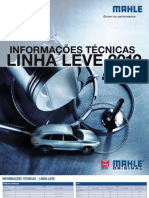 Mahle Tabela de Parede Linha Leve 2012-2