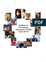 Handbook For DHS Systems Improvement Through Youth (SITY)