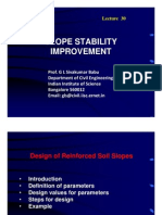 Slope Stability Improvement