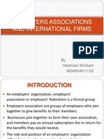 Employers Association and International Firm