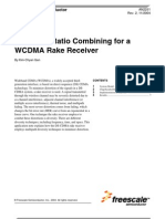 Maximum Ratio Combining For A WCDMA Rake Receiver