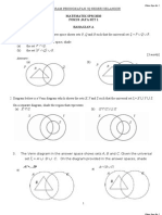 Revision On Operation On Sets, SPM Maths