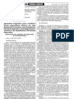 RAD #003-2006-APNDIR, Requisitos para Certificar Áreas Específicas Dentro de Una Instalación Portuaria IPE