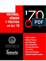 Andújar, Andrea Et Al (Comps) - Historia, Género y Política en Los 70 PDF