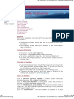 Sedimentation Tank Design