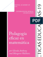 Pedagogía Eficaz en Matemáticas