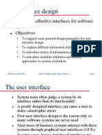 User Interface Design: Designing Effective Interfaces For Software Systems Objectives