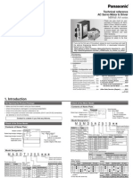 Panasonic AC Servo Motor & Driver MINAS A4-Series