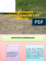 Propiedades Hidráulicas de Los Suelos